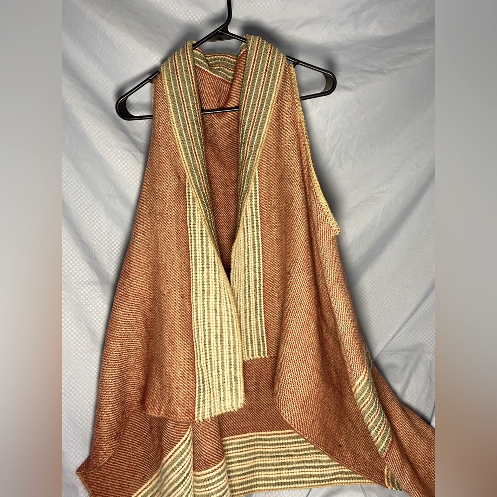 Boutique shawl style vest one size boho style